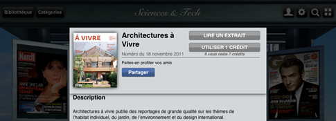 Acheter rapidement ses magazines, lire un extrait gratuit