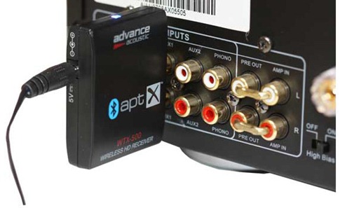 Brancher le récepteur Bluetooth sur l'entrée analogique HiFi