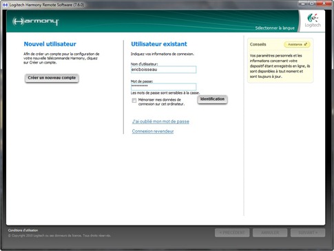 telecommande-harmony-one-login