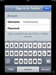 application iPhone sur ipad
