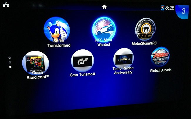 Tous les jeux de la PS Vita en grand format sur le téléviseur via HDMI