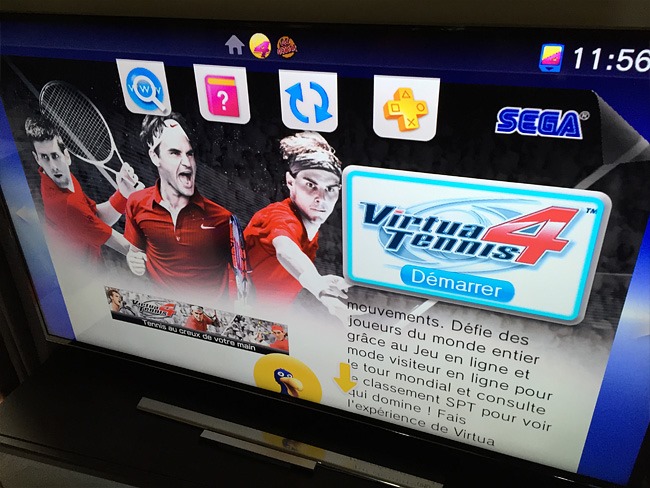Jeux PS Vita incompatible avec PlayStation TV