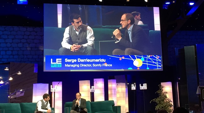 La conférence de Somfy lors de l'évènement LeWeb à Paris en 2014