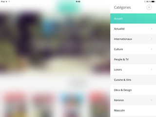 Les menus de navigation