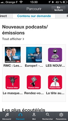 Diffusion podcast sur Pure Connect