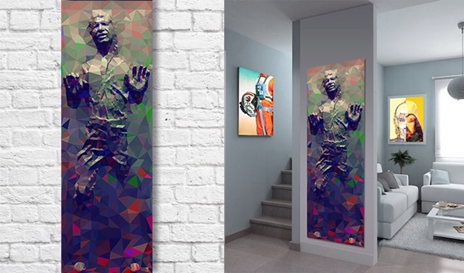 Han Solo dans la carbonite en poster et tableau par Ideealizse