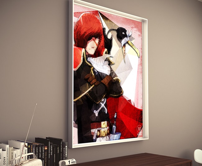 Poster et tableau d'Albator par Ideealizse