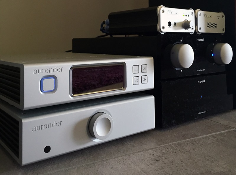 Configuration : lecteur Aurender, DAC audio SOtM, Amplication Heed
