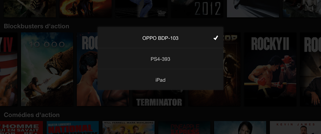 Télécommande Netflix sur iPad pour le WiFi