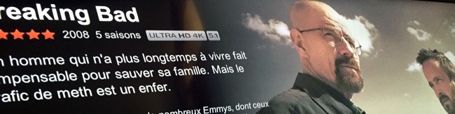 Streaming 4K UltraHD déjà présent chez Netflix