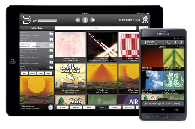 L'application sous Apple iOS et Android pour le pilotage de tous les lecteurs réseau audio et les enceintes sans fil WiFi - Bluetooh de la gamme Bluesound