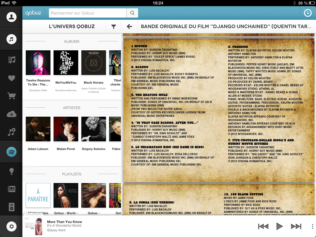 Livret complet de la musique en streming ou en fichier rip CD Livret complet de la musique en streming ou en fichier rip CD
