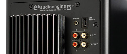 Entrées audio de l'enceinte Audioengine A5+