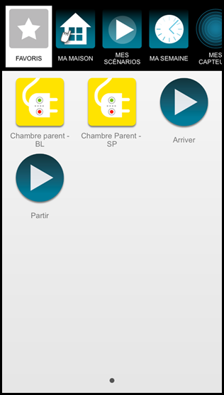 Les favoris depuis l'application iPhone