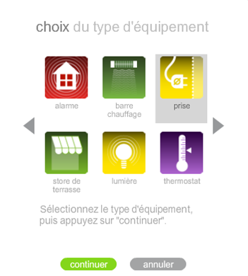 Liste des équipements électriques RTS compatible avec la box Somfy