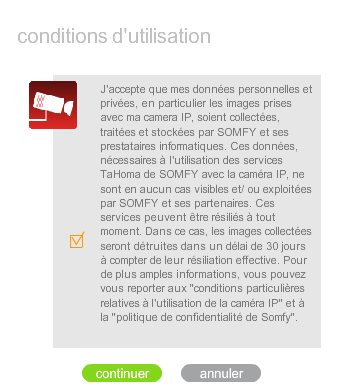 Les conditions d'utilisation Les conditions d'utilisation