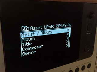 Accès aux fichiers audio stockés sur un serveur ou un ordinateur par UPnP et DLNA