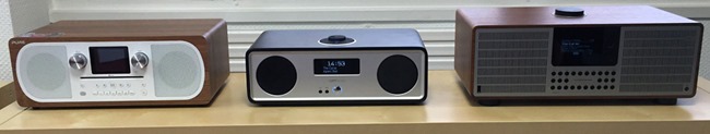 Test comparatif avec le Pure Audio Evoke CF-6, le Ruark Audio R2 MK3 et le Revo SuperSystem