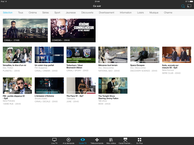 Le programme TV de la soirée