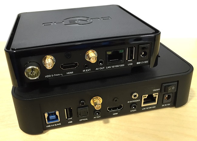 La comparaison des connectiques entre le 303D et le Solo 4K