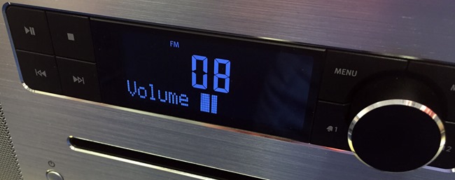 Affichage du volume sonore
