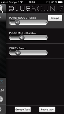Le choix du lecteur et les fonctions multiroom audio