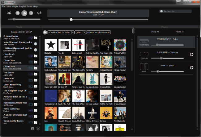 Depuis un ordinateur Windows, le pilotage de toutes les lecteurs audio HiFi