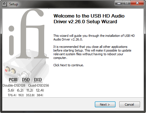 Installation du driver audio du DAC iFi Audio iDSD Nano sur un ordinateur sous Windows