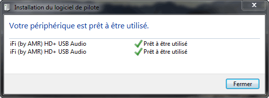 Installation du driver audio du DAC iFi Audio iDSD Nano sur un ordinateur sous Windows