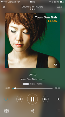 Test du DAC iFi Audio iDSD Nano sur un iPhone avec l'application Qobuz