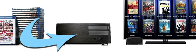 Supprimer ses disques DVD et Blu-ray et les stocker sur serveur vidéo de films