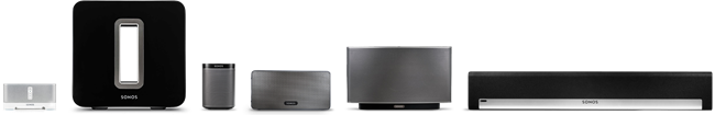 La gamme complète Sonos