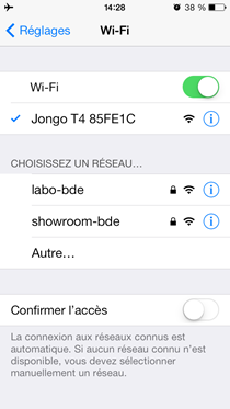 Configuration enceinte sans fil Pure Jongo