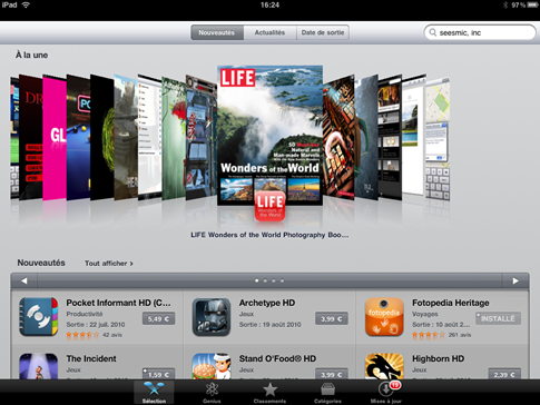 AppStore iPad