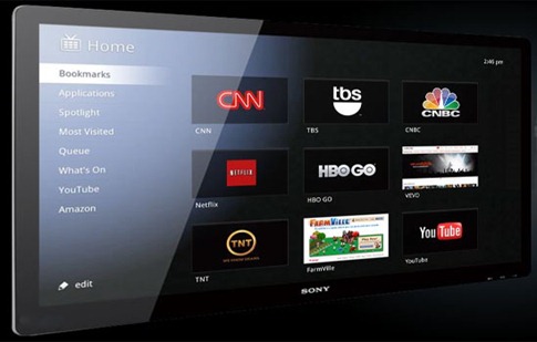 Google TV - web sur la télévision