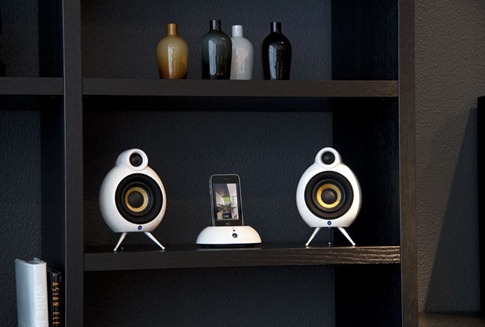 Enceintes Scandyna Micropod et The Dock iPod / iPhone