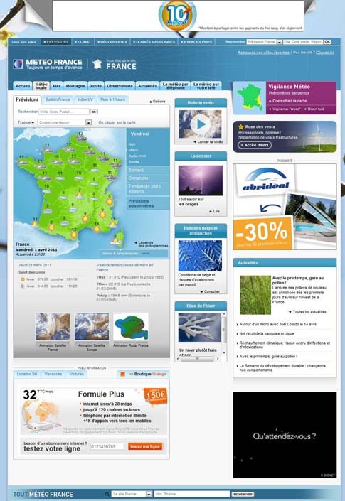 site web meteo france