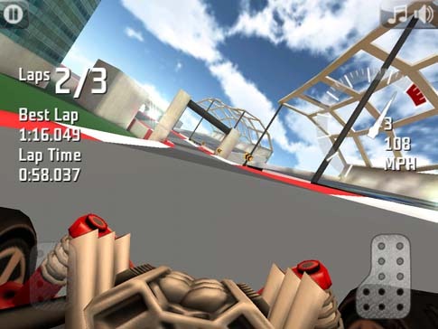 Stunt car sur iPad