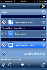 Synchroniser des Squeezebox pour le multiroom