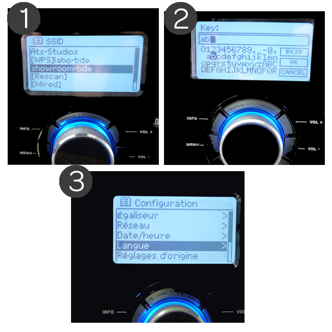 Configuration WiFi du poste de radio Scansonic IN-300