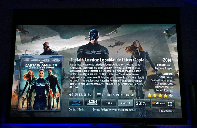 Ma filmothèque dématérialisée sur mon écran Home Cinéma en qualité Blu-ray