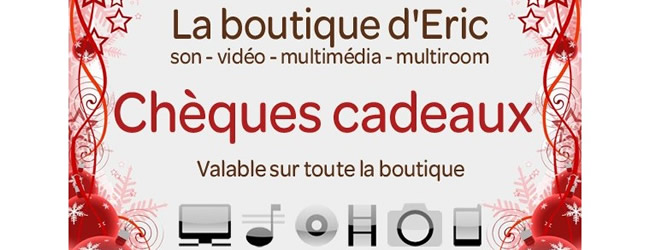 Chèques cadeau La boutique d'Eric
