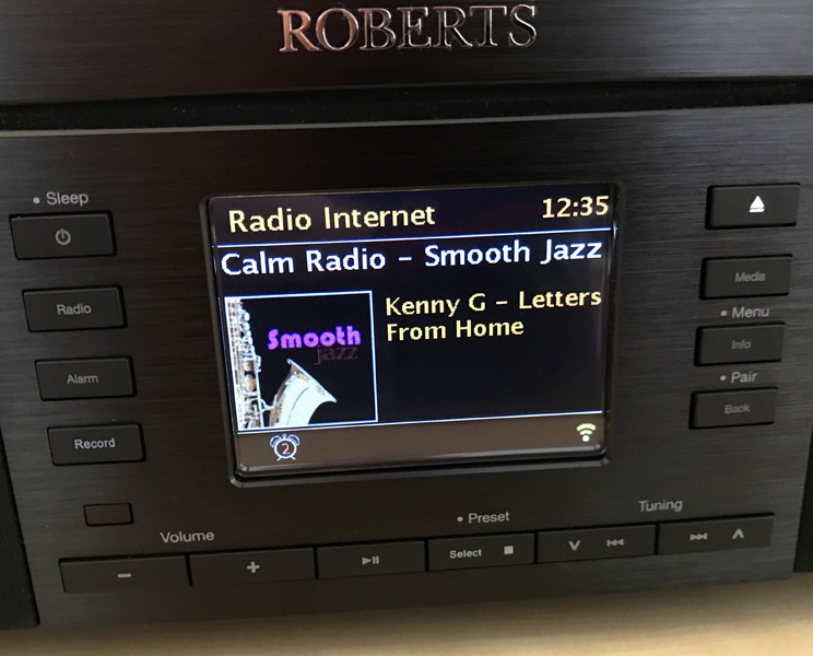 Ecoute des radios par Internet avec la connexion sans fil WiFi ou filaire ethernet RJ45