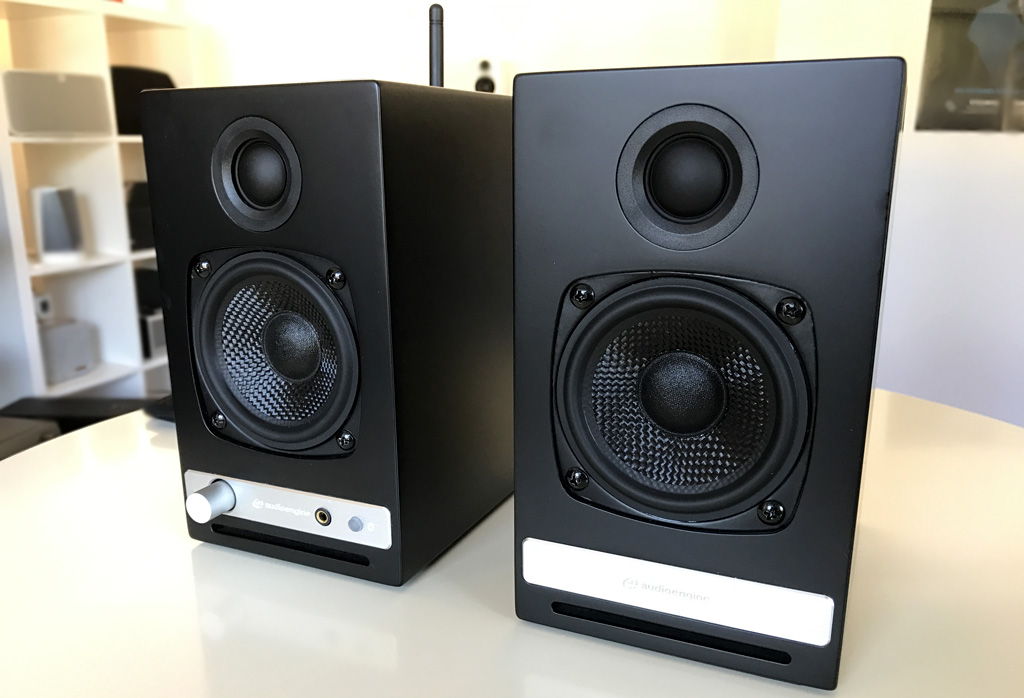 Test des enceintes Audioengine HD3 : 2 x 15 Watts, DAC USB HD, récepteur sans fil Bluetooth, sortie casque