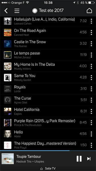 Ma playlist pour le test des enceintes Audioengine HD3 Ma playlist pour le test des enceintes Audioengine HD3
