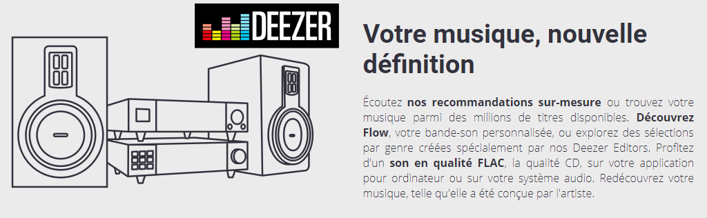 L'abonnement Deezer HiFi à 50% de réduction pour l'écoute en qualité CD au format FLAC