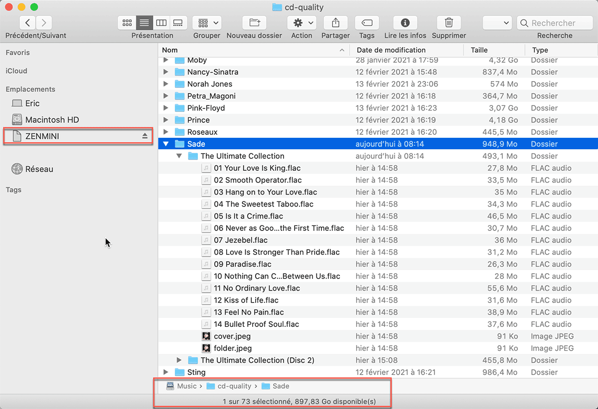 Accès aux contenus du disque dur du serveur InnuOS par le réseau depuis un ordinateur Accès aux contenus du disque dur du serveur InnuOS par le réseau depuis un ordinateur