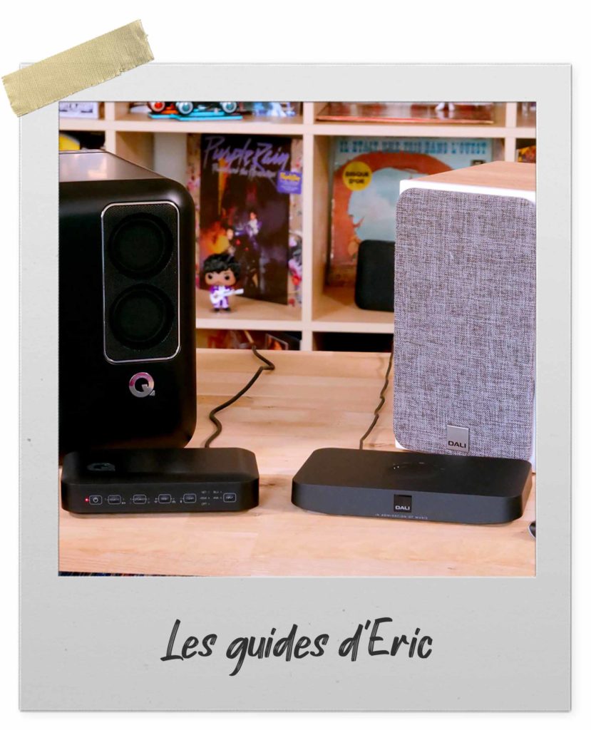 Enceintes actives avec station d'accueil