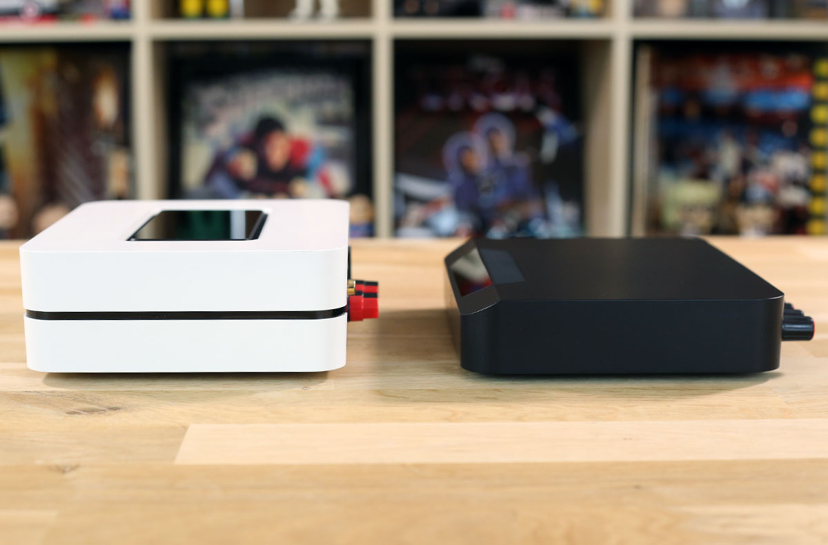 Le Bluesound Powernode Edge est deux fois moins épais que le Powernode 2021