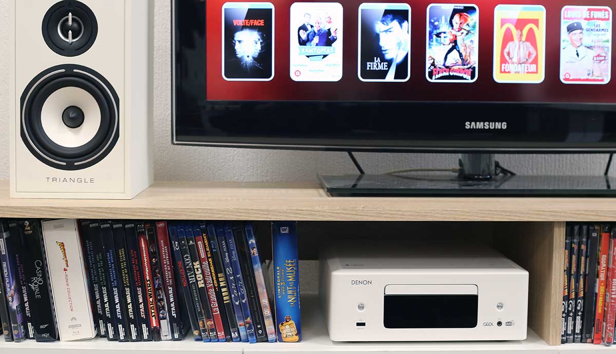 Branchez votre téléviseur par l'intermédiaire d'un seul câble HDMI pour profiter d'un rendu sonore 2.0 ou 2.1 avec votre TV Branchez votre téléviseur par l'intermédiaire d'un seul câble HDMI pour profiter d'un rendu sonore 2.0 ou 2.1 avec votre TV